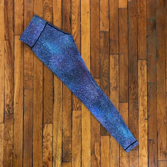 Extremely Rare Lululemon Women Multicolor Paint‎ Splatter Dot Yoga Pant Leggings